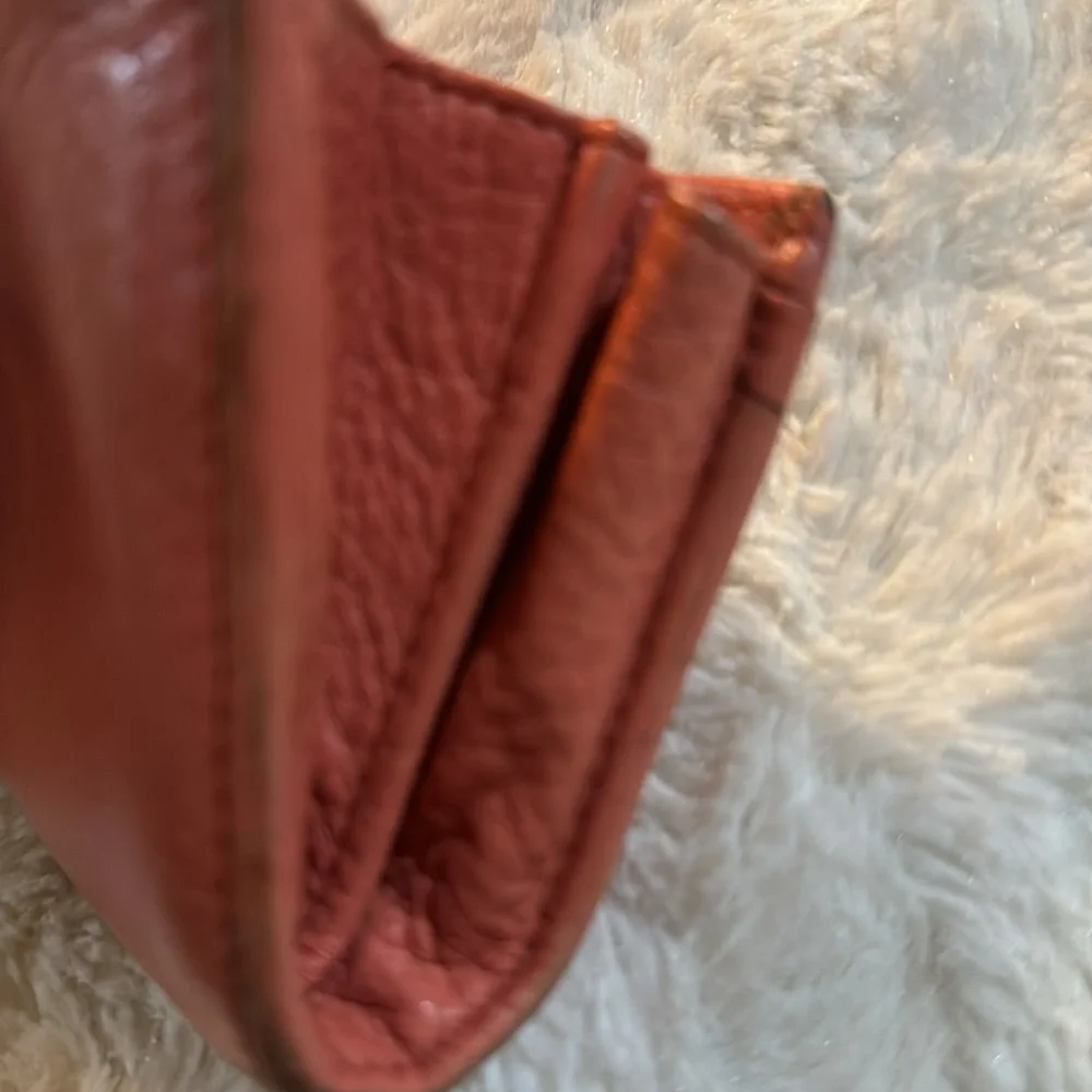 Chloe Peach Wallet With A Snappy Snap Button & Zipper is Zippy - Picture 11 of 16